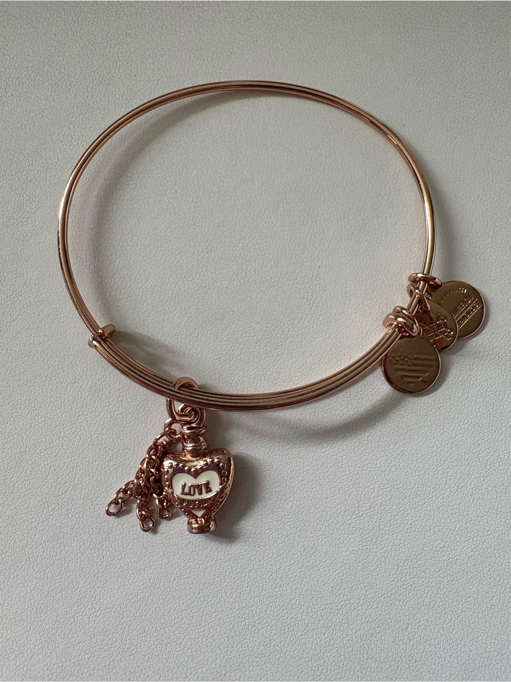 Alex and Ani Rose Gold Harry Potter Love Potion Charm Bangle